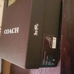 Size 7B BLACK COACH PUMPS